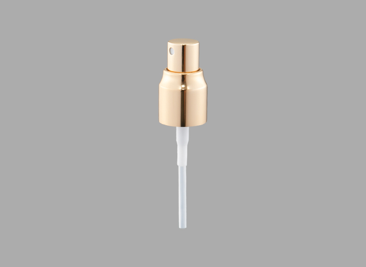 غطاء بخاخ ذهبي للعناية الشخصية KR-2019 لبخاخ رذاذ العطر