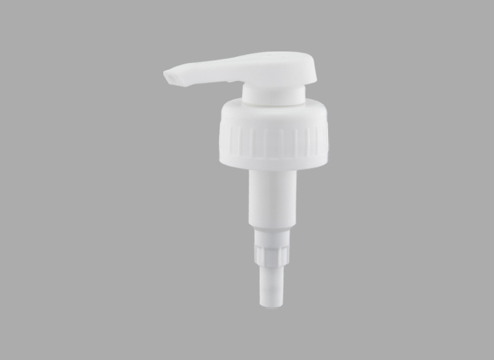KR-3019 أبيض PP غسول موزع صابون مضخة بلاستيكية مع إخراج 4cc مضلع ، على نحو سلس