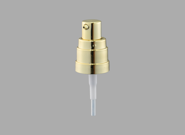 KR-3107 24/410 مضخات معالجة مستحضرات التجميل المصنوعة من الألومنيوم والذهب الأبيض 0.5cc للكريم