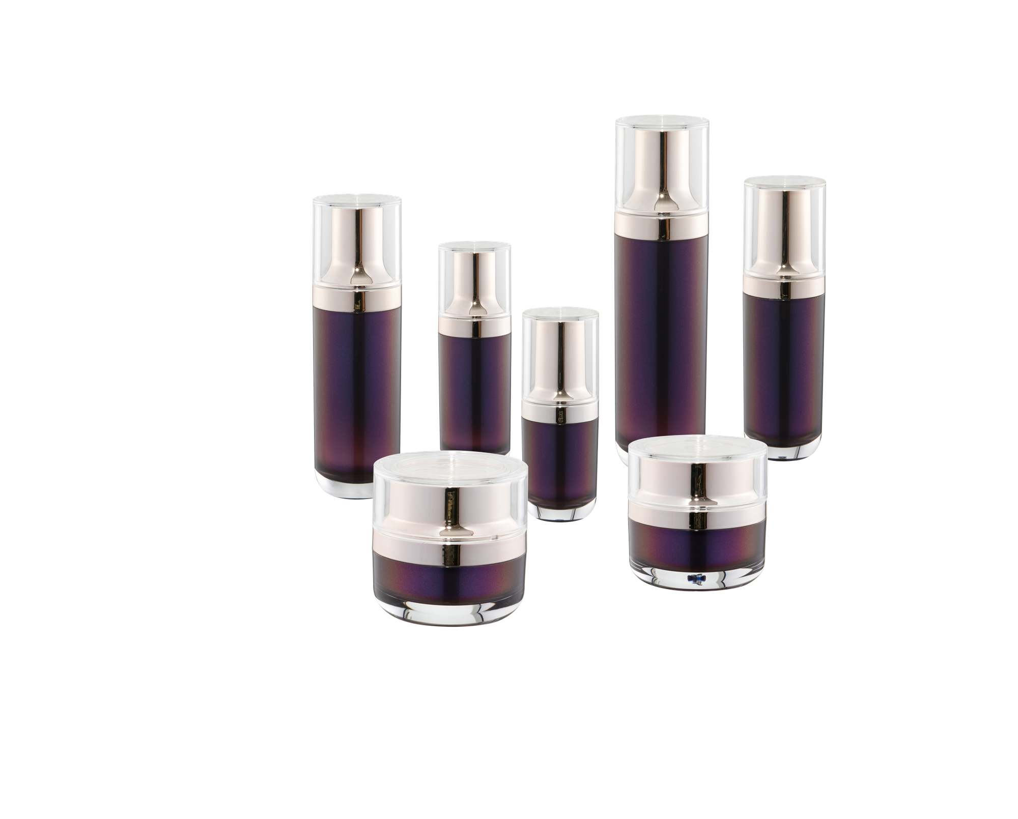 KR-4010 تغليف مستحضرات التجميل الاكريليك حار بيع مصنع زجاجة الاكريليك والجرار